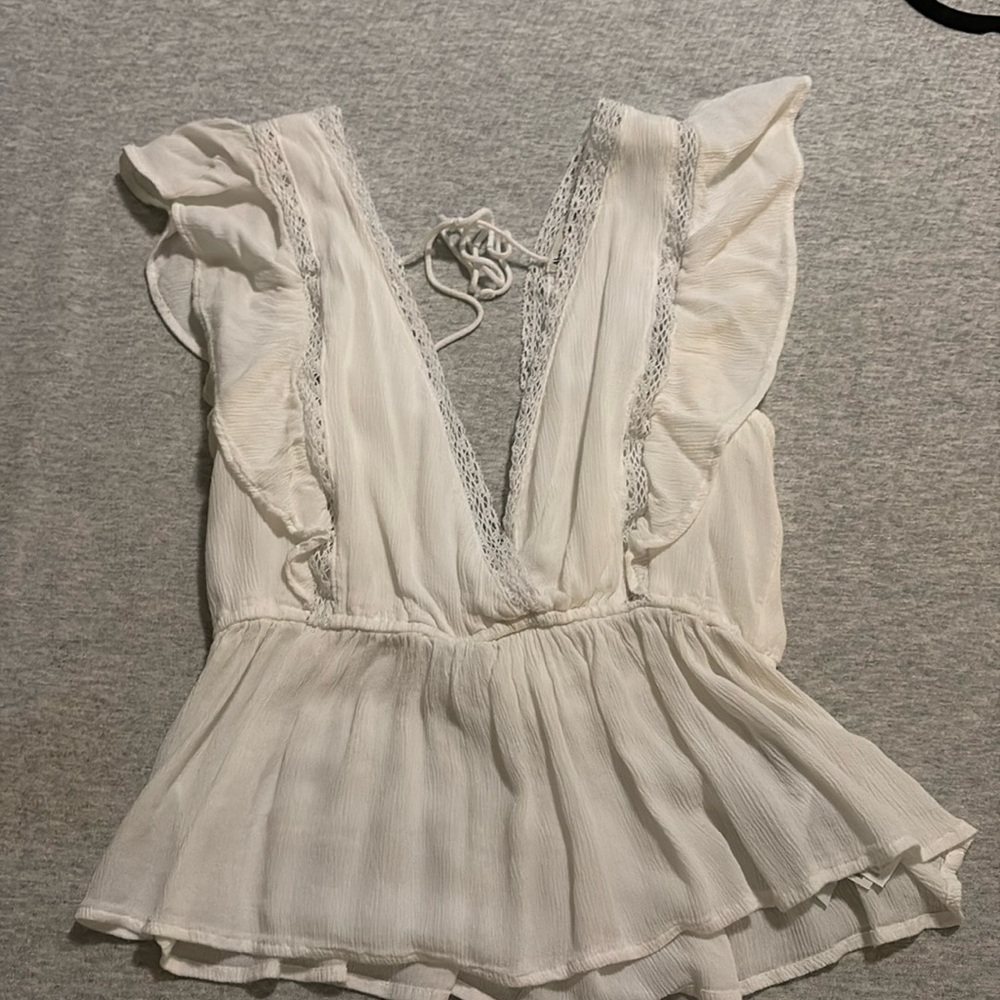 Abercrombie peplum top